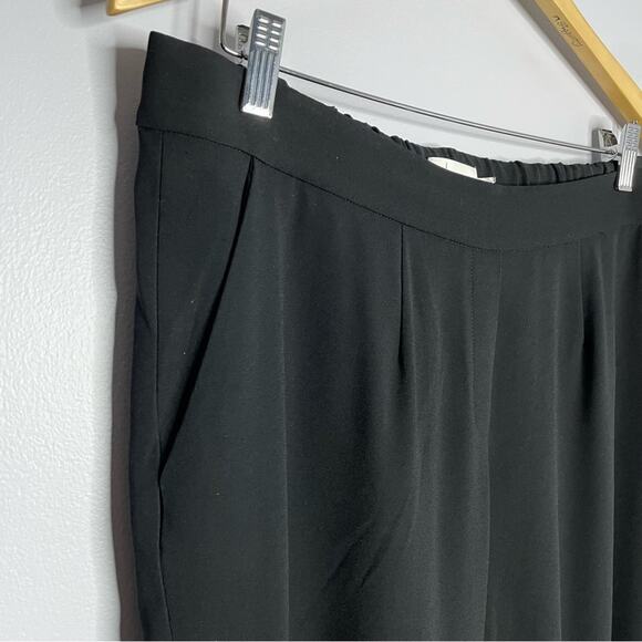 R|Label The Reset Black Elastic Stretch Pants High Rise Pull-on Pockets Large - Picture 3 of 8